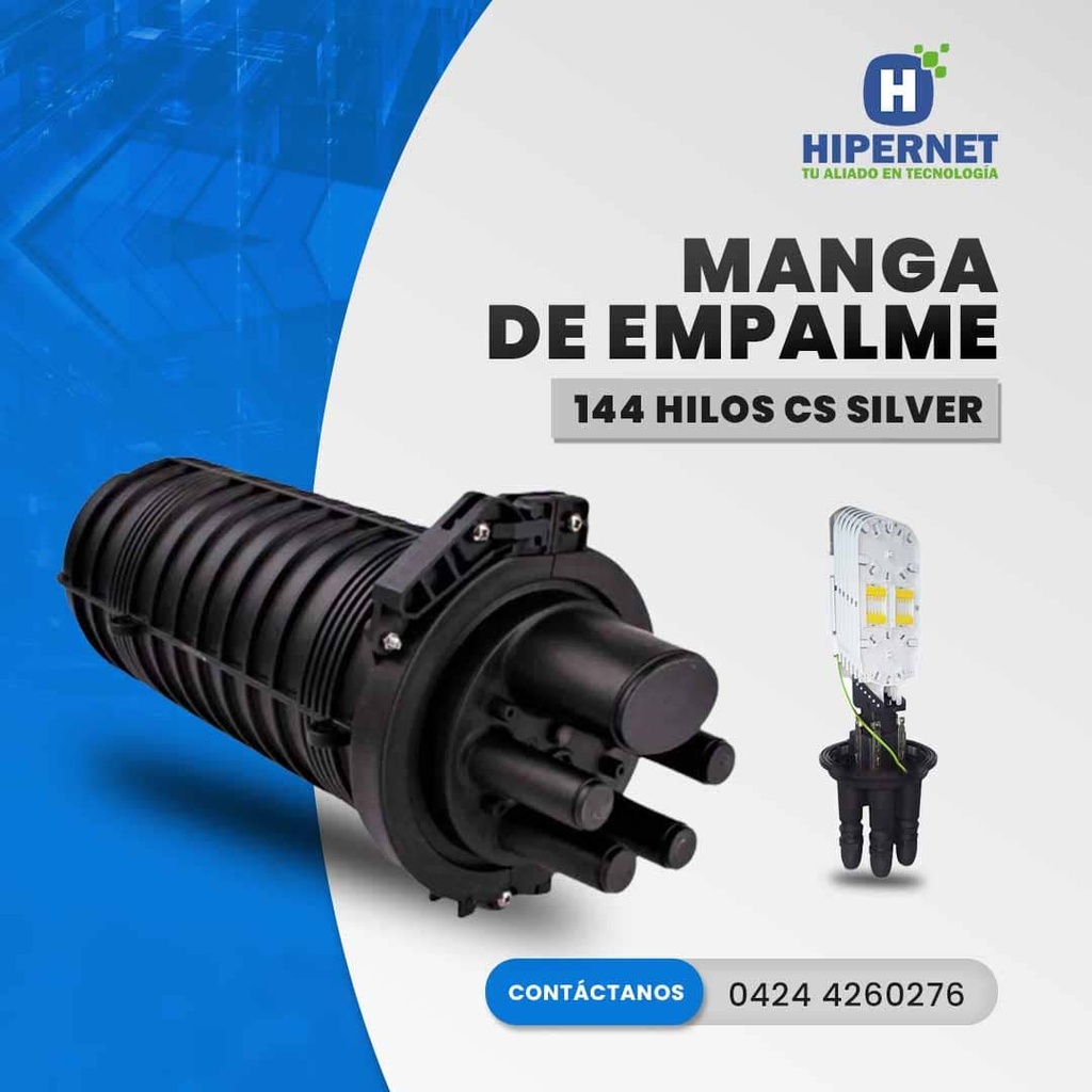 MANGA DE EMPALME 144 HILOS CS SILVER