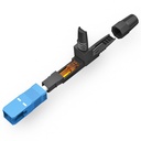 CONECTOR PARA FIBRA OPTICA MECANICO SC/UPC AZUL (Tipo Clip)(Emp. 10 Und.)
