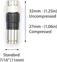 Conector de Compresión para RG6 (Emp 50 Und)