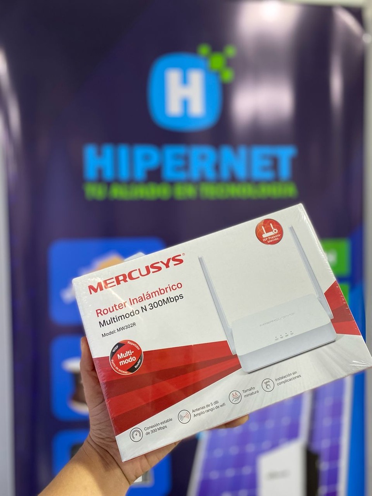 Router Mercusys MW302R-  inalámbrico N multimodo a 300Mbps 