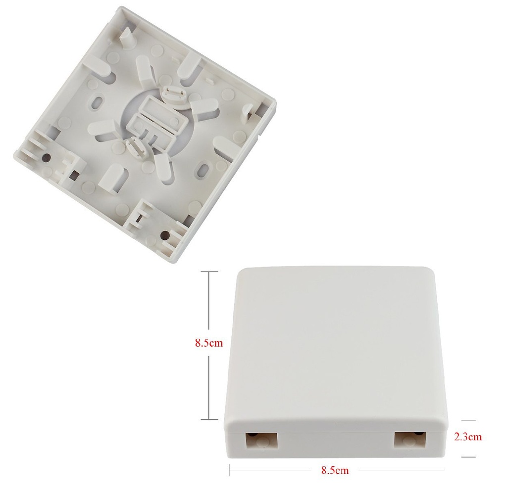 ROSETA PARA FIBRA OPTICA SILVER